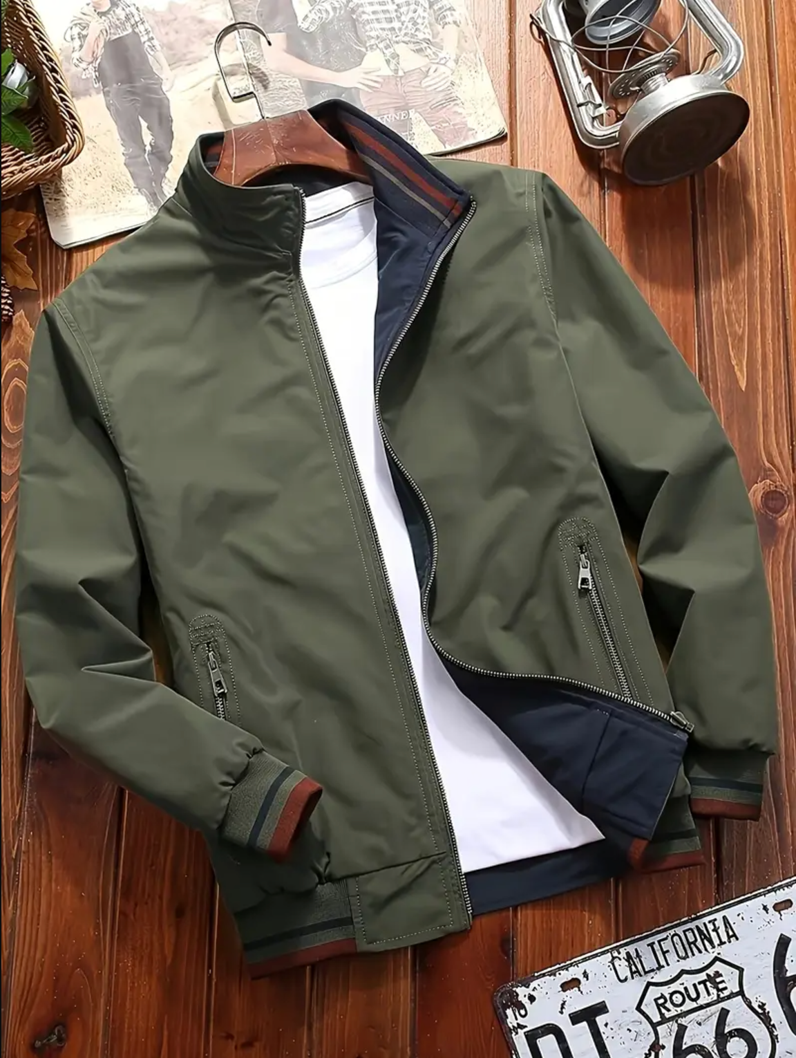 MAJOR | Le blouson bombardier pour homme avec poche zippée sur la manche