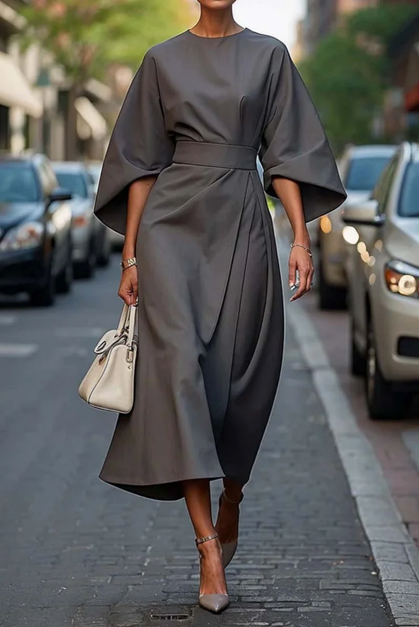 Axelle™ | Robe élégante avec ceinture