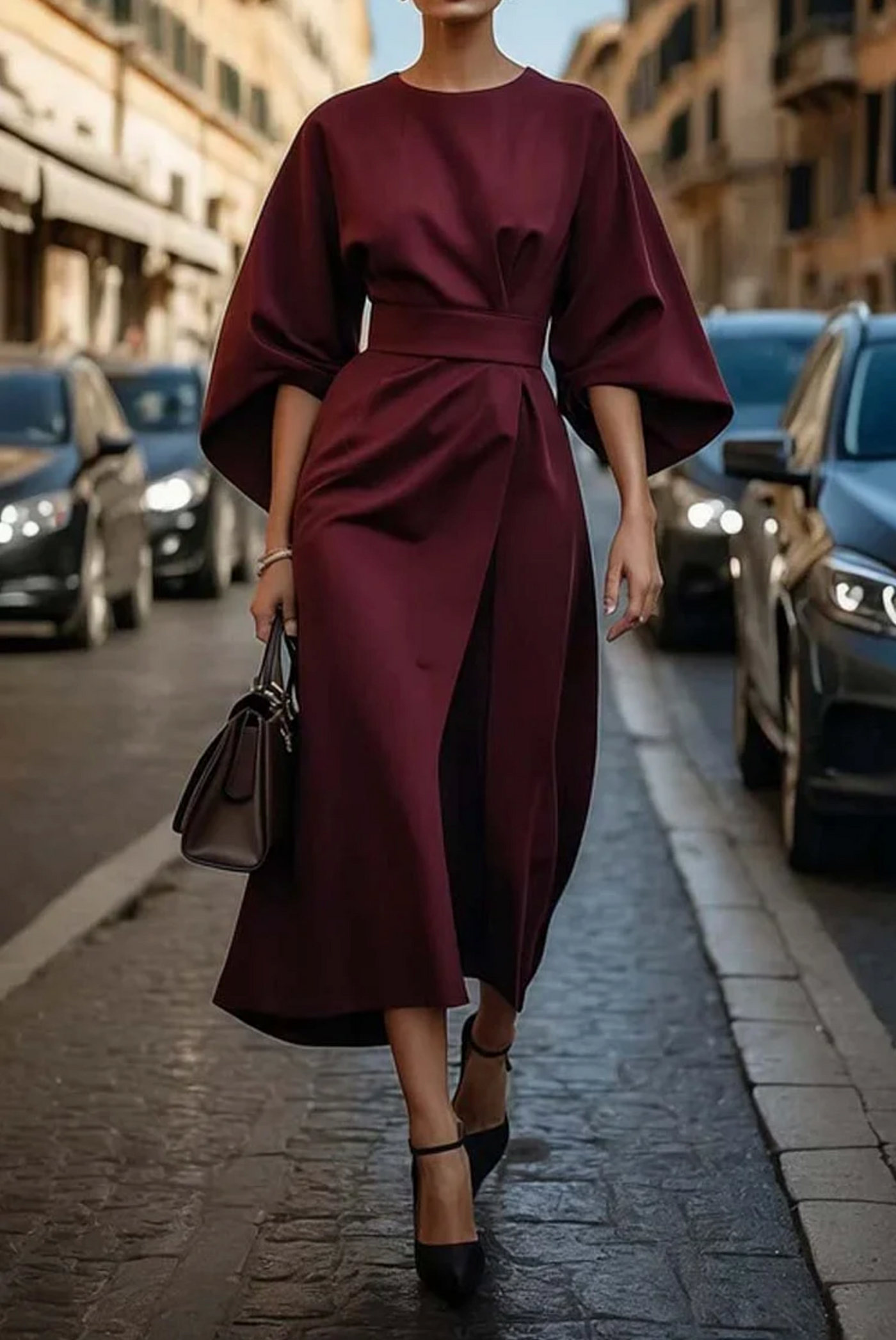Axelle™ | Robe élégante avec ceinture