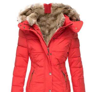 Bella - Manteau d'hiver douillet avec intérieur en fourrure