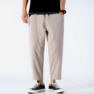 Pantalon court urbain en coton