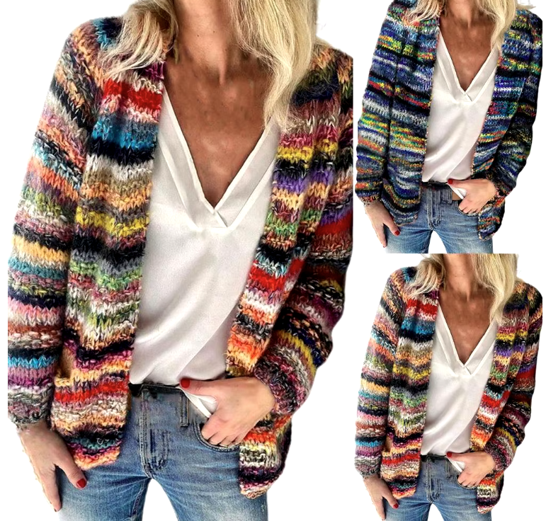 Cardigan tricoté coloré Sierra