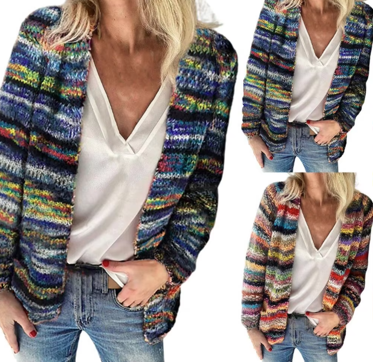 Cardigan tricoté coloré Sierra
