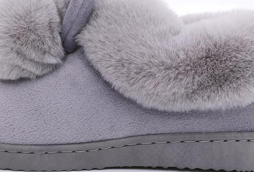 Mia - Chaussons lapin élégants pour dames