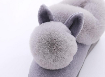 Mia - Chaussons lapin élégants pour dames