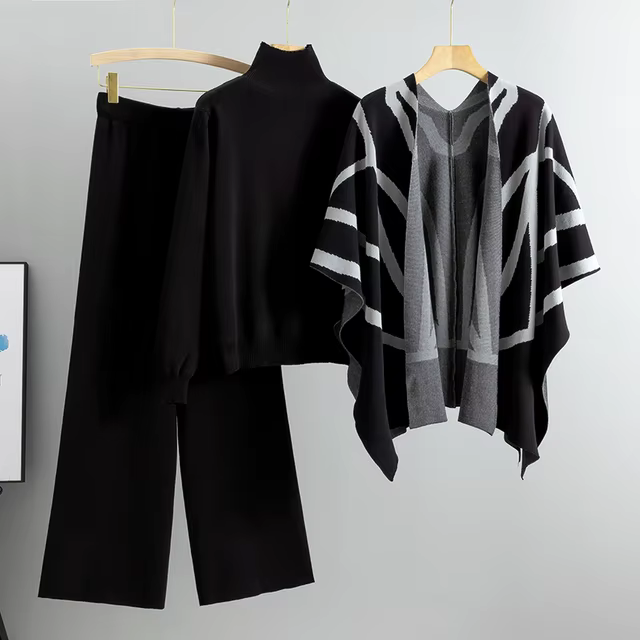 Sophia™ - Ensemble tricot 3 pièces doux et confortable