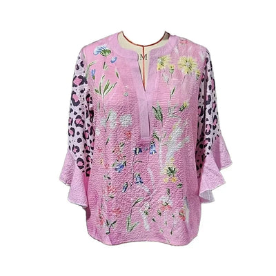 Blouse d'été "Fête de jardin" – Fraîche & féminine