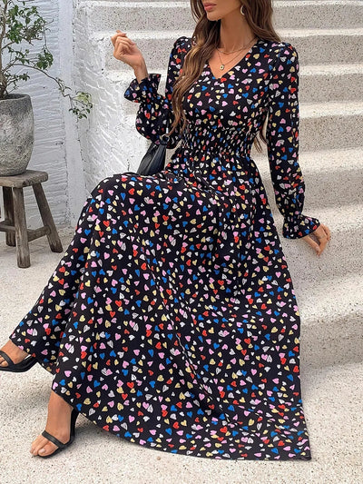 Josette™ | Robe Longue Bohème à Imprimé Élégant