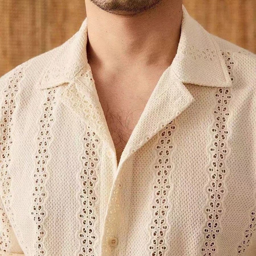 Chemise en coton tricoté Santiago