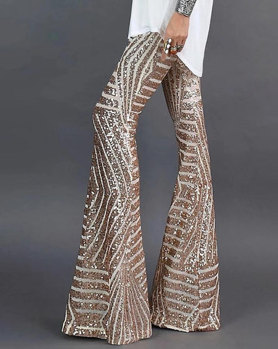 Gabriella | Pantalon Évasé pour femme | Paillettes