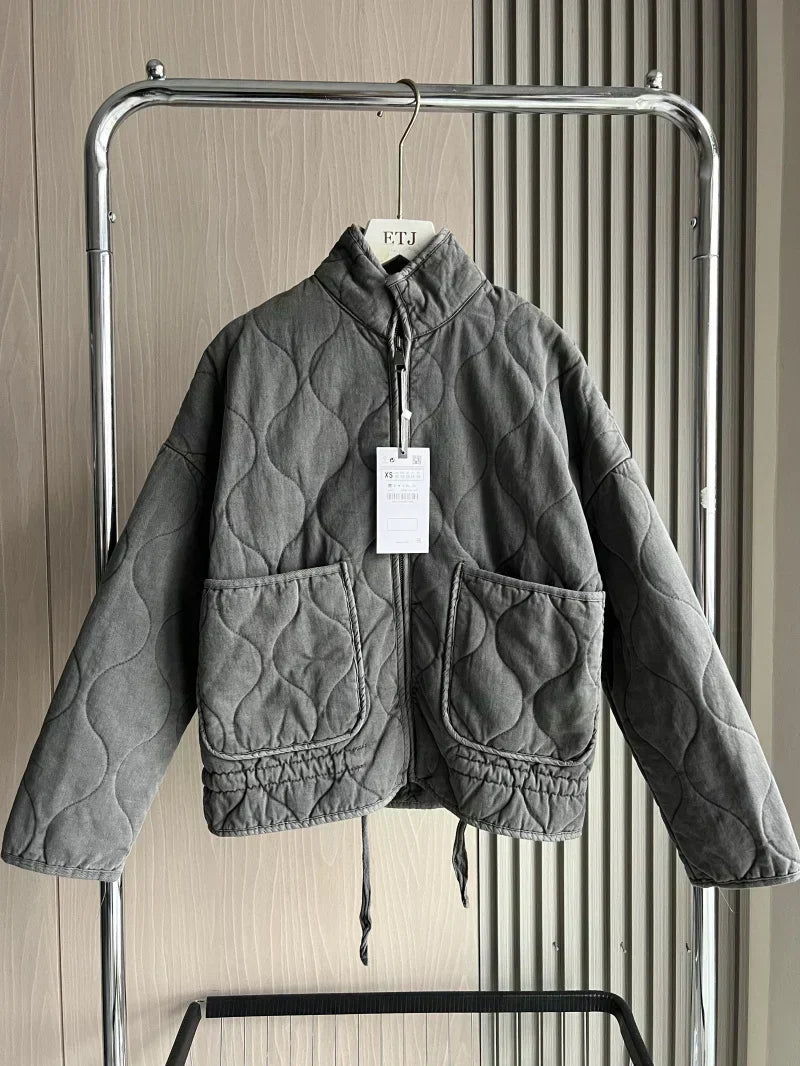 Roz - Veste Détaillée de Poche Quotidienne