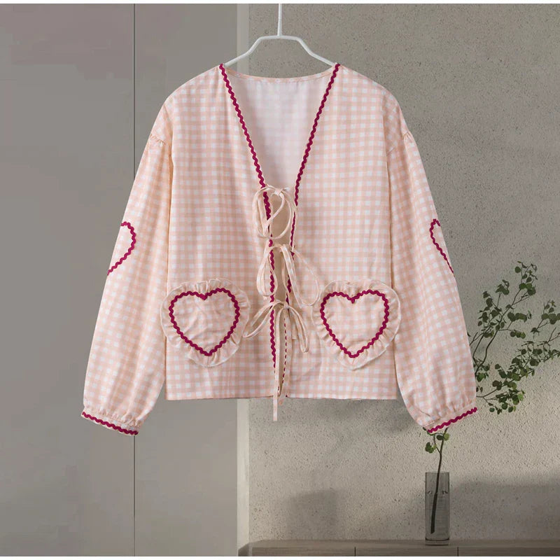 Isabelle™ | blouse élégante en forme de cœur