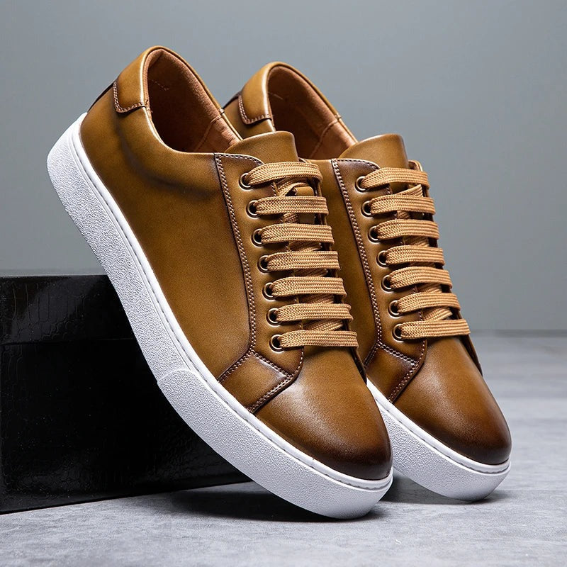 Baskets en cuir Ascend