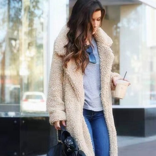 Manteau Douillet | Effet Mouton | Chaleur Stylée