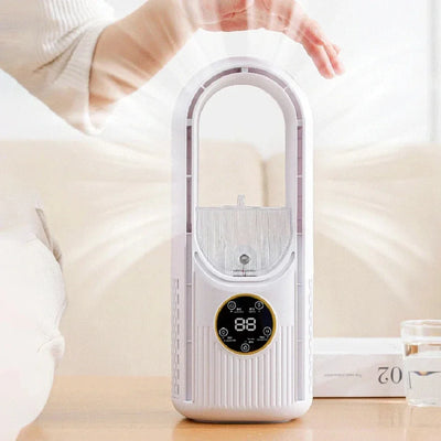 BreezePod Refroidisseur d'air portable à 6 niveaux - Brume ultrasonique, minuterie & veilleuse