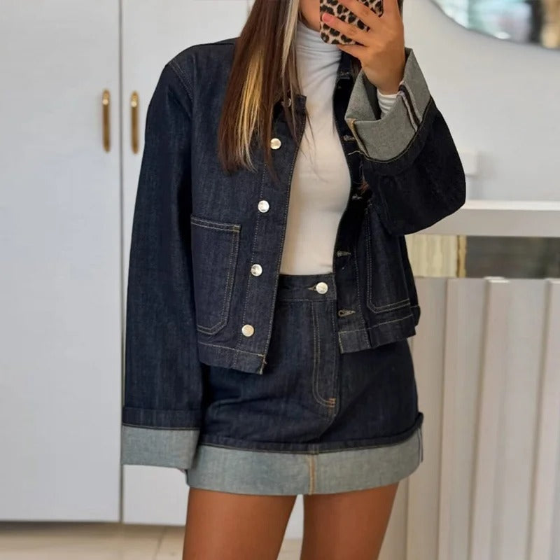 Ensemble en denim - Veste & Jupe