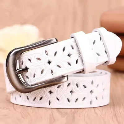 MICHELA™ | CEINTURE EN CUIR FEMME (115 CM)