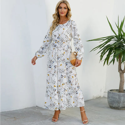 Lillith™ | Robe Bohème Longue à Imprimé Fleuri