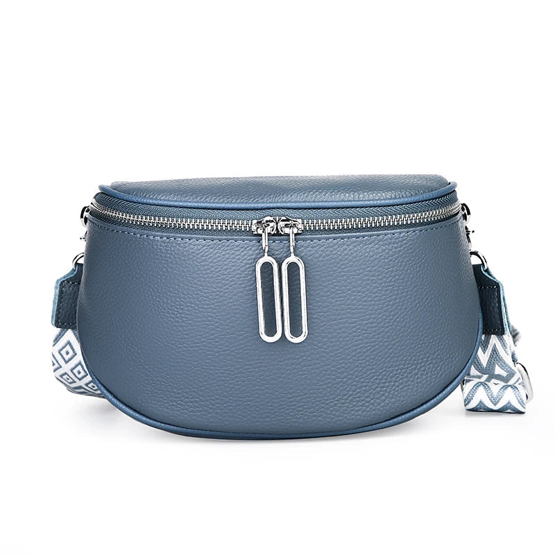 Sac à bandoulière en cuir raffiné Indie