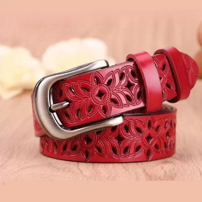 MICHELA™ | CEINTURE EN CUIR FEMME (115 CM)