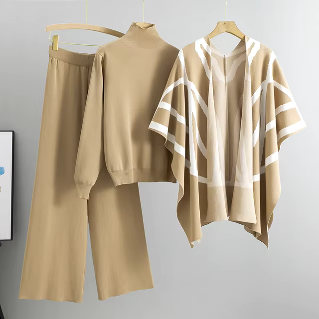 Sophia™ - Ensemble tricot 3 pièces doux et confortable