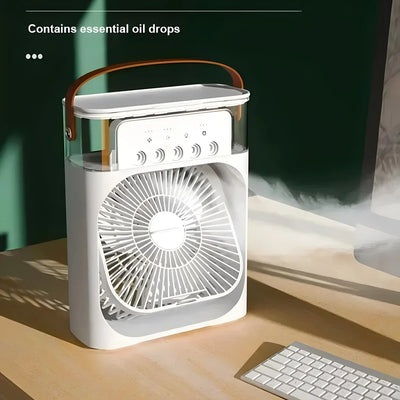 Pro 3-in-1 AirCooler - Ventilateur, climatiseur et humidificateur avec éclairage LED couleur
