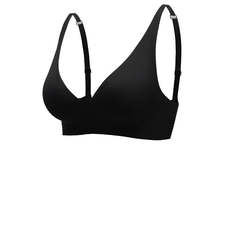 Soutien-gorge femme – Sans coutures – Encolure en V – Bretelles larges – Confort respirant