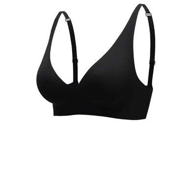 Soutien-gorge femme – Sans coutures – Encolure en V – Bretelles larges – Confort respirant