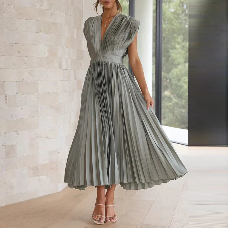ROBE LONGUE PLISSÉE