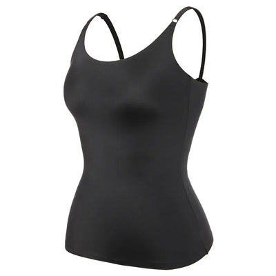 Caraco Femme – Coupe Ajustée – Sans Coutures – Bretelles Réglables – Gainant