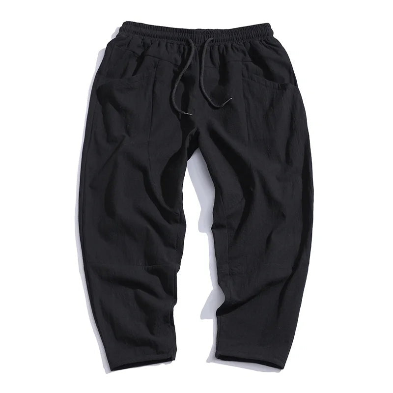 Pantalon court urbain en coton