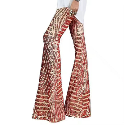 Gabriella | Pantalon Évasé pour femme | Paillettes