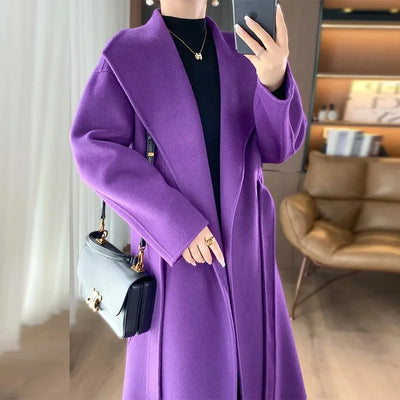 Manteau en cachemire avec ceinture Casmira™