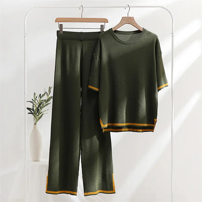 Mia™ - Ensemble tricoté élégant 2 pièces