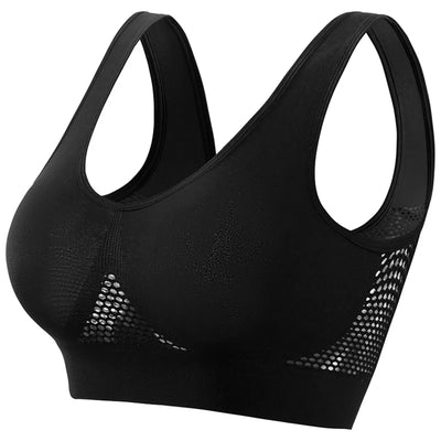 Brassière de sport femme – Maintien élevé – Dos nageur – Tissu respirant extensible