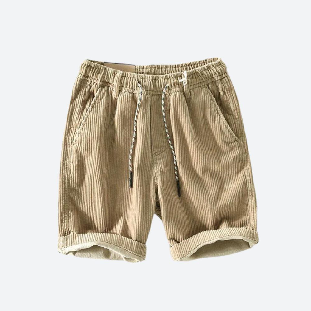 Pantalon court stylé en velours côtelé - Sean