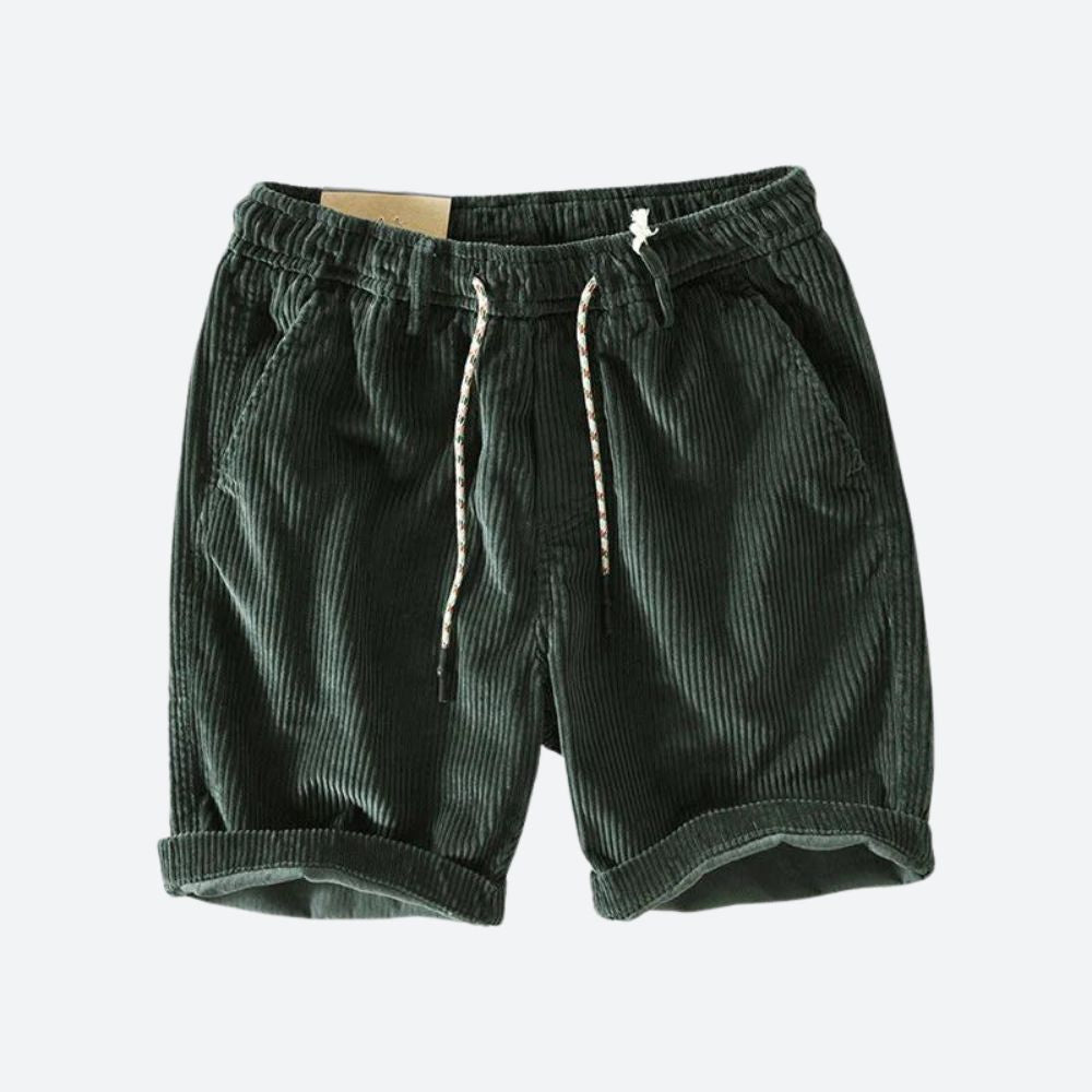 Pantalon court stylé en velours côtelé - Sean