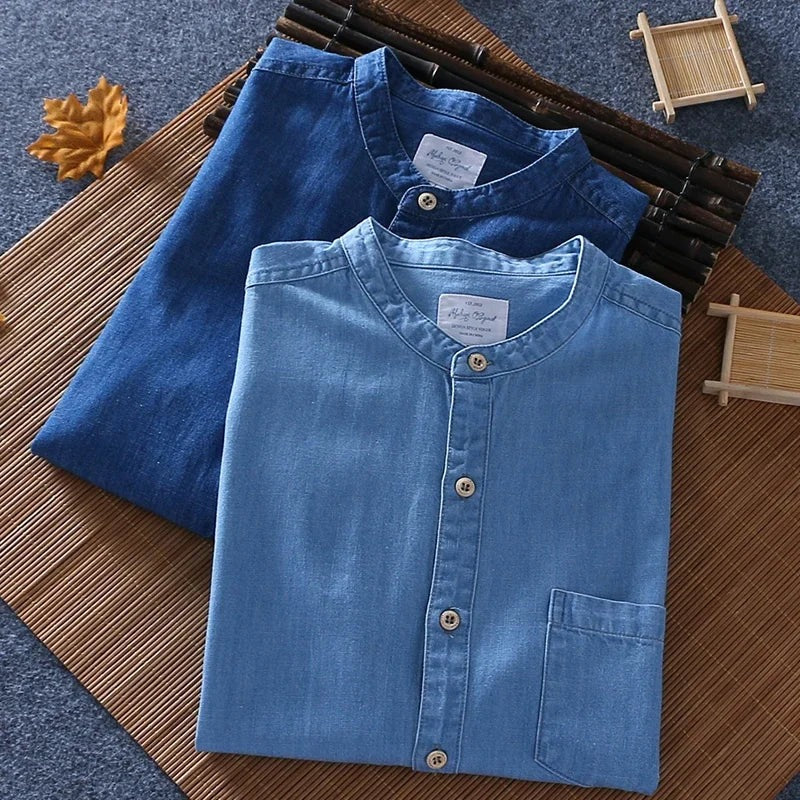 Chemise fluide en denim