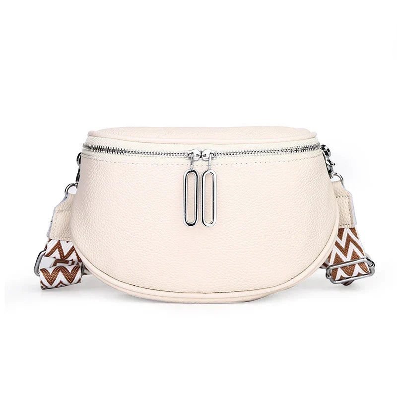 Sac à bandoulière en cuir raffiné Indie