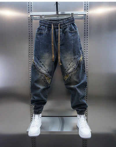 Aaron™ | Pantalon Baggy Denim avec Ceinture
