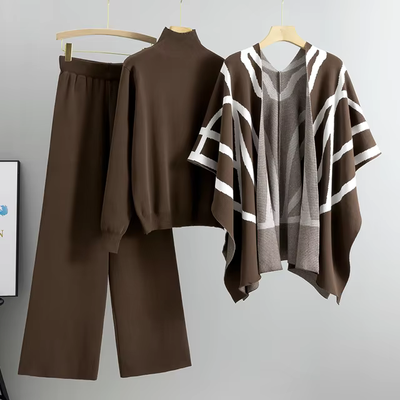Sophia™ - Ensemble tricot 3 pièces doux et confortable
