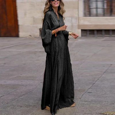 Kristal | Robe longue à décolleté en V
