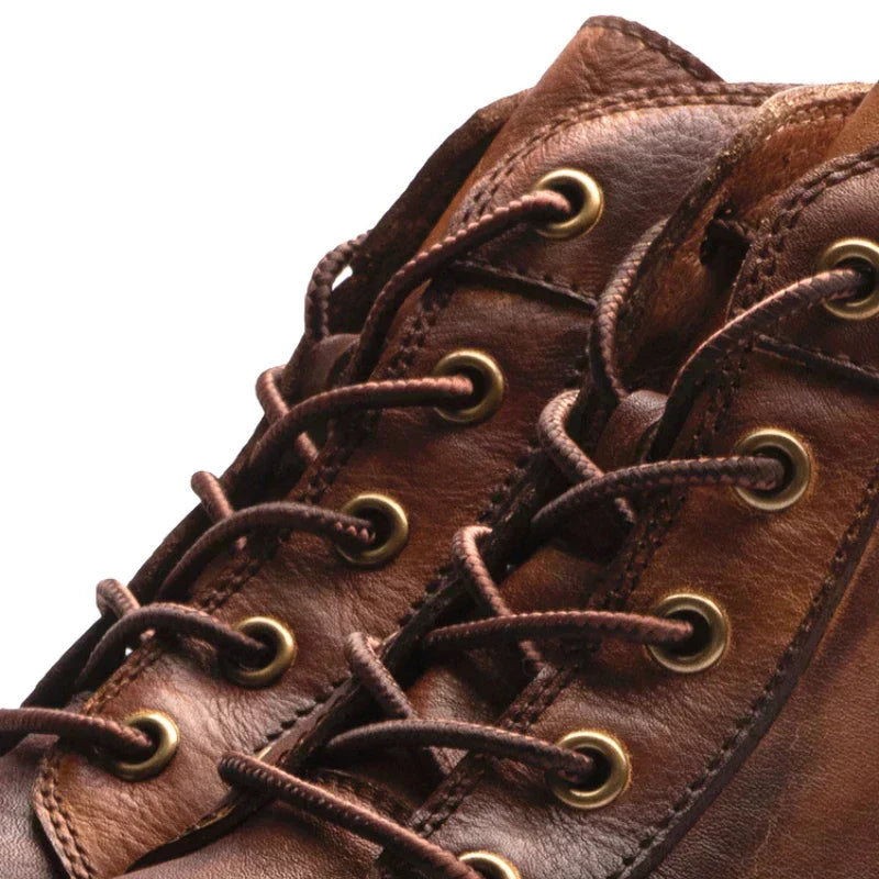 Fabien | Bottes Rétro à Bout Rond pour Homme