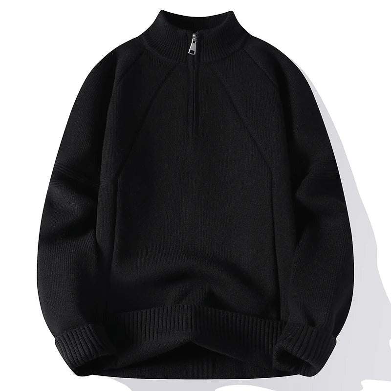 Col montant et demi-zip