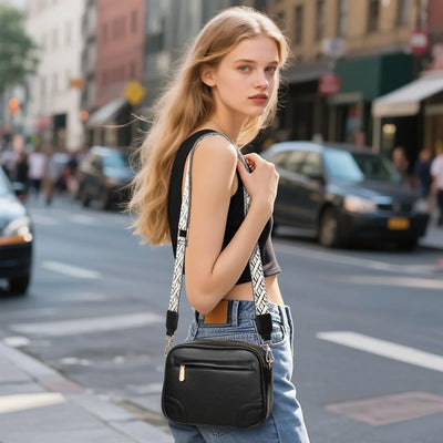 Brooke | Sac à bandoulière en cuir raffinée