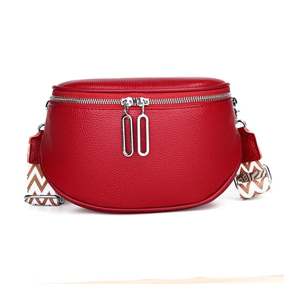 Sac à bandoulière en cuir raffiné Indie