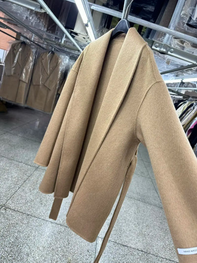 Serenya™ | Manteau en laine et cachemire fabriqué à la main