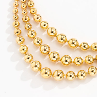 Camille - Élégante parure de colliers en pelline pour femmes