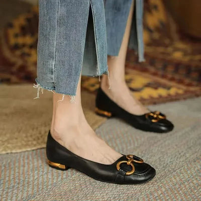 Morgane™| Sandales à talons bas Mathilda
