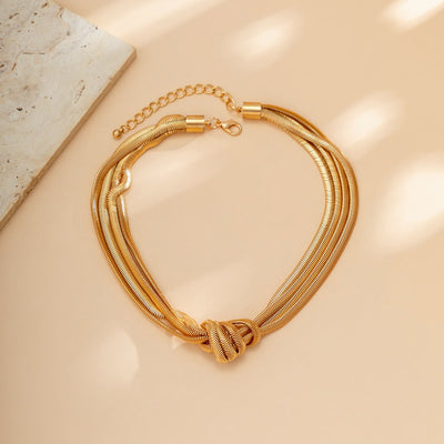 Eliana - Collier à nœuds élégant pour la femme moderne